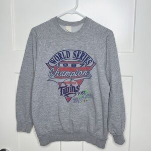 Vintage Minnesota Twins 1987 World Series Champions Crewneck Sweatshirt